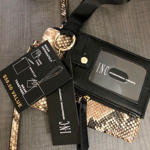 Lanyard 2-in-1 Card/Wallet and Small Pouch